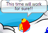 Bambedee is really desprate to hang with Rockhopper again...